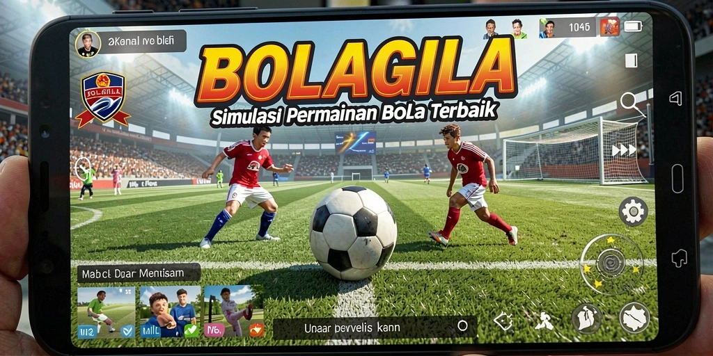 Gameplay menarik dari BOLAGILA dengan aksi bola yang seru.