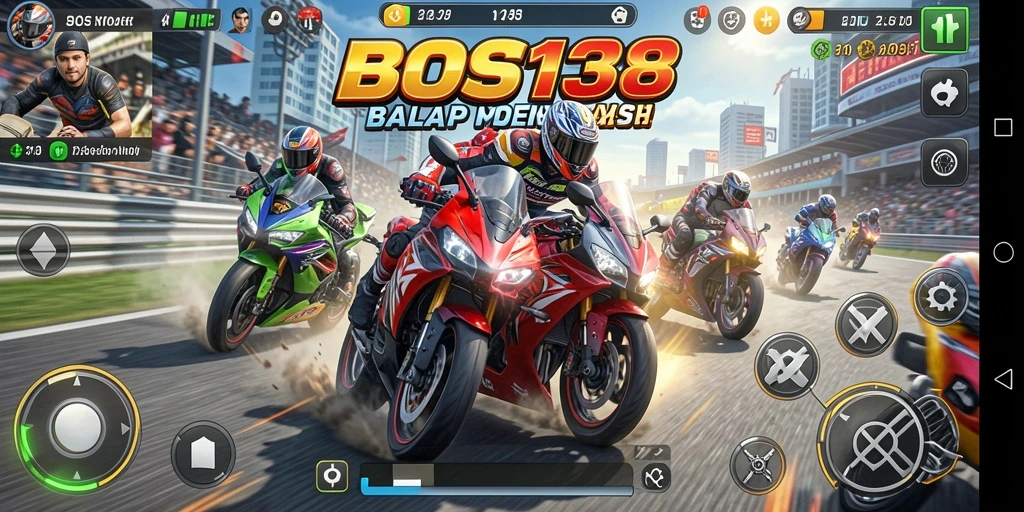 Gameplay BOS138 yang mendebarkan di lintasan balap.