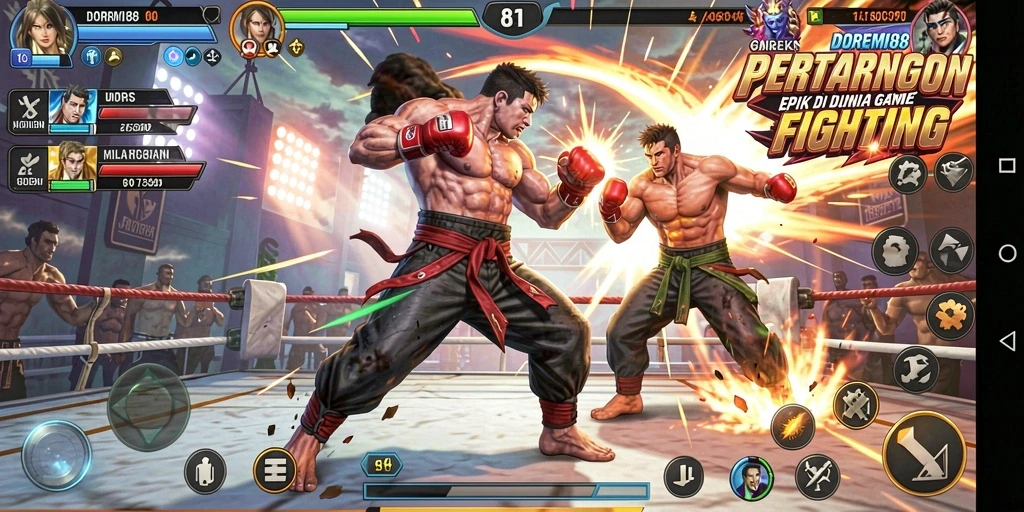 Tampilan bergenre Fighting yang mendebarkan dalam DOREMI88.