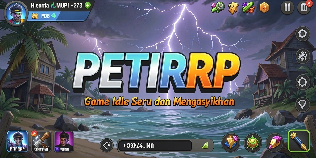 Screenshot gameplay <strong>PETIRRP</strong> menampilkan momen seru saat pengumpulan sumber daya.