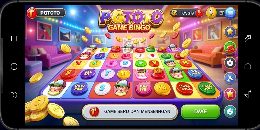 Tampilan menarik dari gameplay Bingo PGTOTO yang seru.