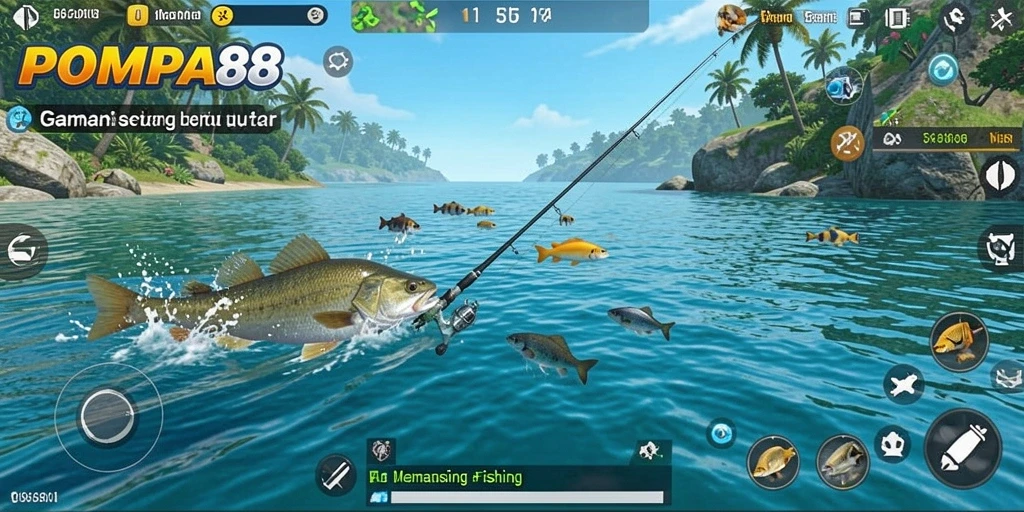 Gameplay seru memancing di POMPA88 dengan grafik menakjubkan.