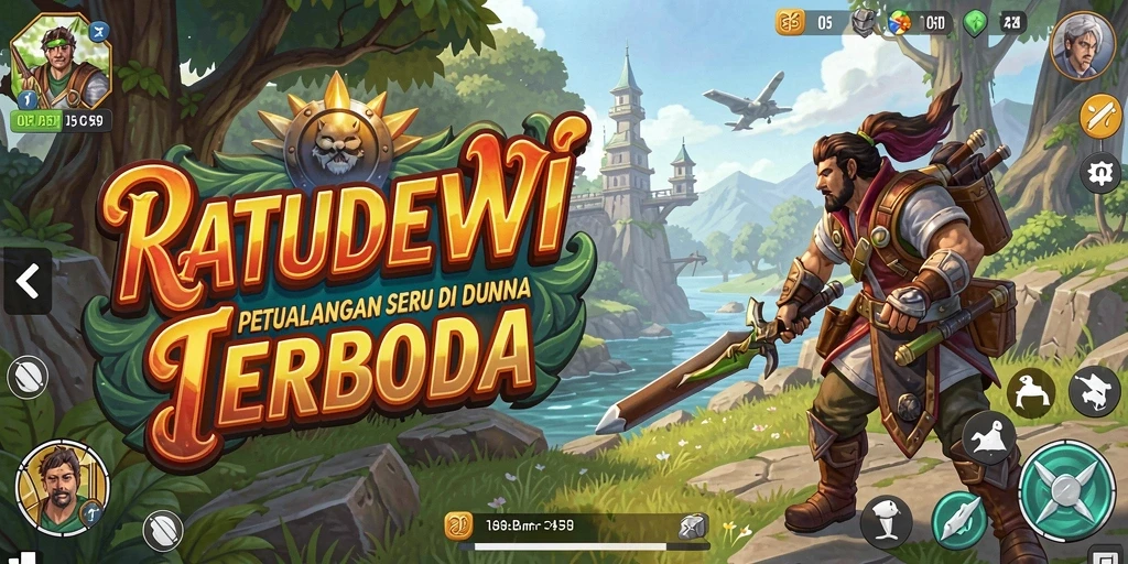 Tampilan gameplay menakjubkan dari RATUDEWI di dunia terbuka.