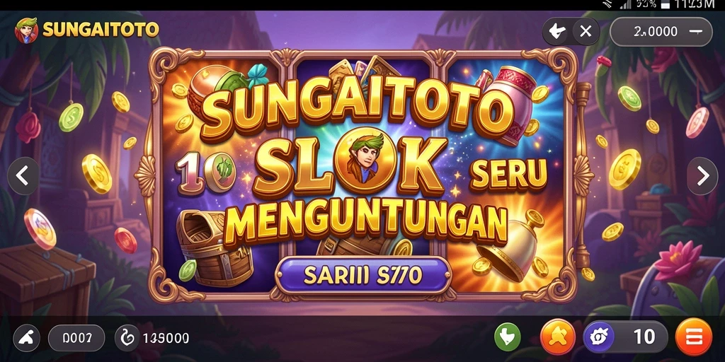 Tampilan gameplay SUNGAITOTO yang memukau dan seru.