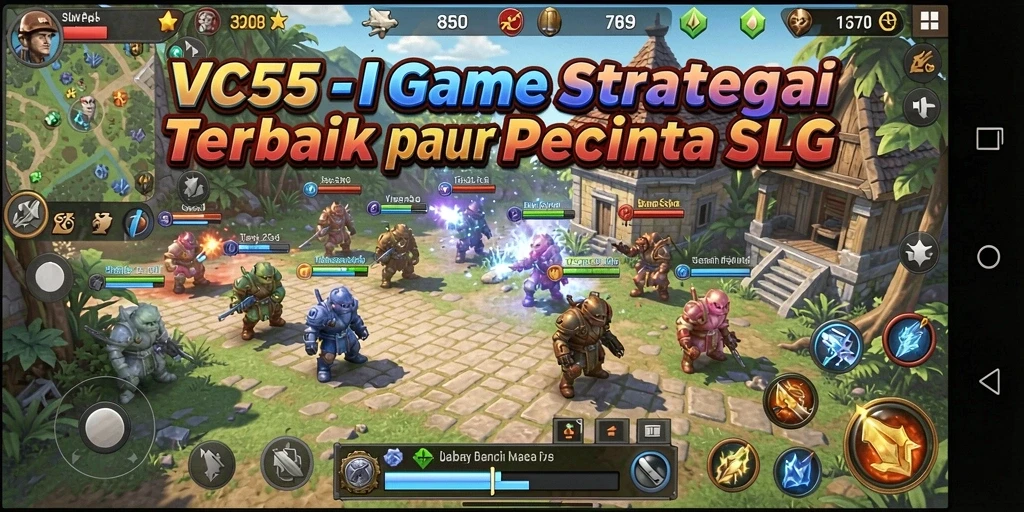Tampilan gameplay VC55 yang mendalam dan strategis.