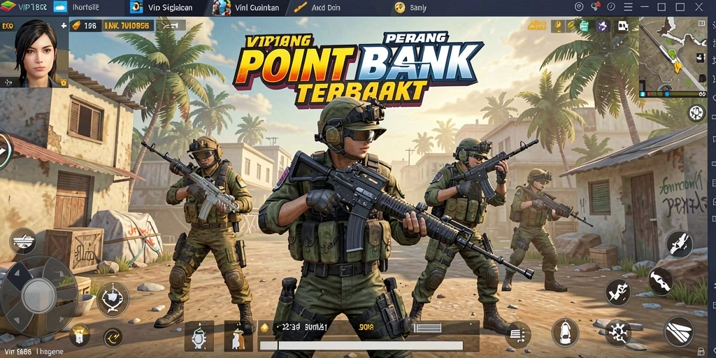 Tangkapan layar menampilkan aksi mendebarkan dalam gameplay FPS VIP188.